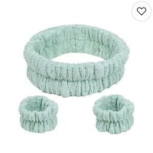 Sonoma Aqua Headband and Wristbands Set
